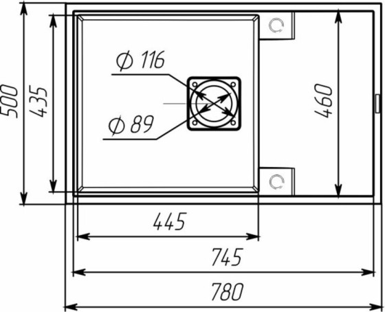 Кухонна мийка Valeso 7950 GALANS матова Титан
