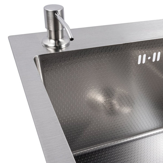 Кухонная мойка Valeso Handmade CM 65*50 L Decor (3.0/0.8)