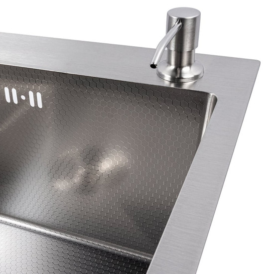 Кухонная мойка Valeso Handmade CM 65*50 R Decor (3.0/0.8)