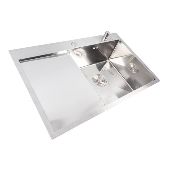 Кухонная мойка Valeso Handmade CM 78*50 R Decor (3.0/0.8)