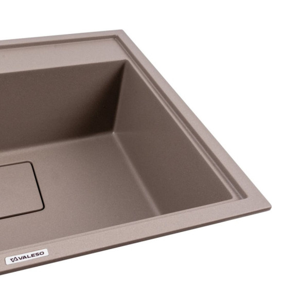 Кухонна мийка Valeso 6050 SHERLIT матова Дюна