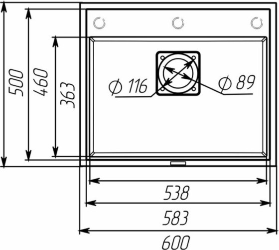 Кухонна мийка Valeso 6050 SHERLIT матова Дюна