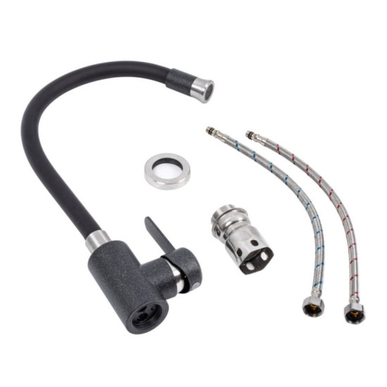 Кухонный смеситель Valeso KT 90 (Антрацит)