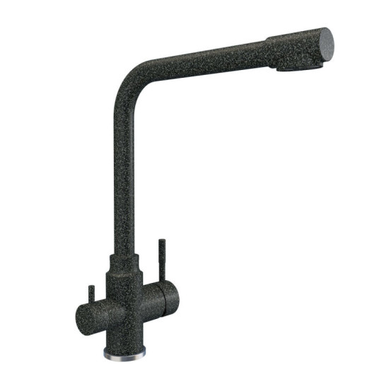 Кухонний змішувач із підключенням до фільтра Valeso KT 8201 (8626) Графіт