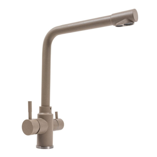 Кухонный смеситель с подключением к фильтру Valeso KT 8201 (8626) Титан