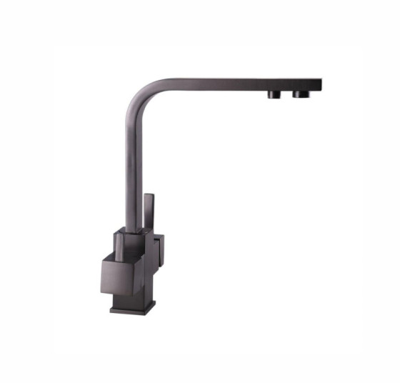 Кухонний змішувач із підключенням до фільтра Valeso KTB2 PVD чорний