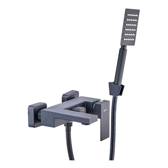 Змішувач для ванни Zerix KUB-008 (Euro) Black (ZX4851)