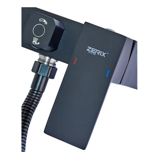 Змішувач для ванни Zerix KUB-008 (Euro) Black (ZX4851)