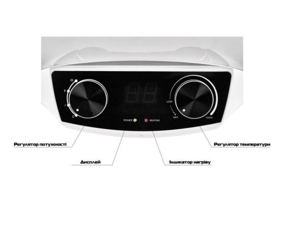 Водонагрівач "Циліндр" Mixxus EWH-08100 ROUND DRY 100 л, сухий тен 2 kW (WH0610)