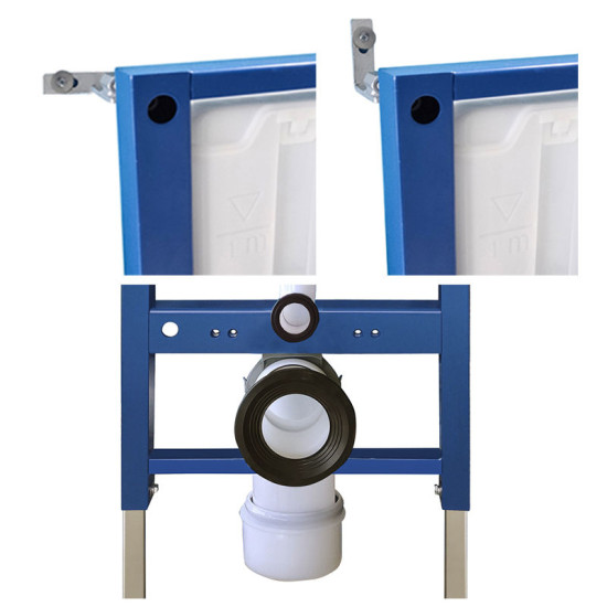 Інсталяція для підвісного унітазу Koer KT-0407 500x126x1150mm, без панелі змиву (KR5341)