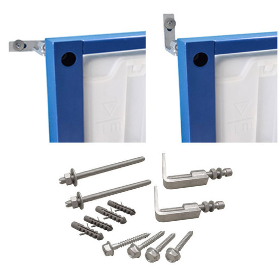 Инсталляция для подвесного унитаза Koer KT-0503-01 500x126x1150mm с панелью смыва KT-0606-01 Хром (KR5347)