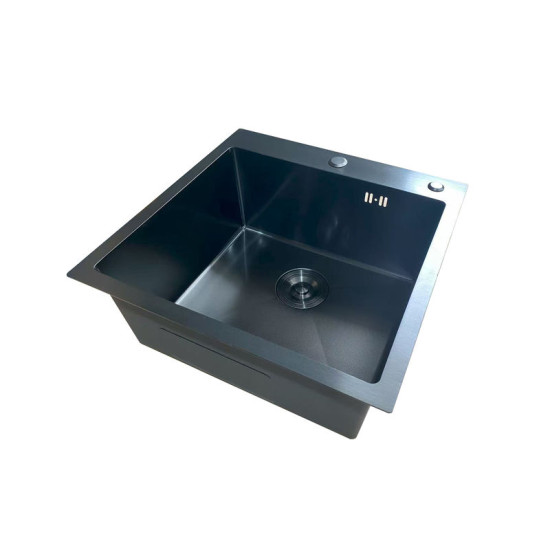 Кухонна мийка Mixxus MH5050 Micro Decor Black (3.0/0.8) (чорний) (MI8215)