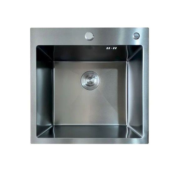 Кухонна мийка Mixxus MH5050 Micro Decor Graphite (3.0/0.8) (графіт) (MI8213)