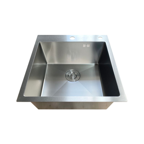 Кухонна мийка Mixxus MH5050 Micro Decor SS Color (3.0/0.8) (нержавіюча сталь) (MI8212)