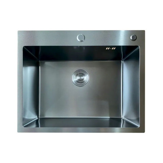 Кухонна мийка Mixxus MH6050 Micro Decor Black (3.0/0.8) (чорний) (MI8223)