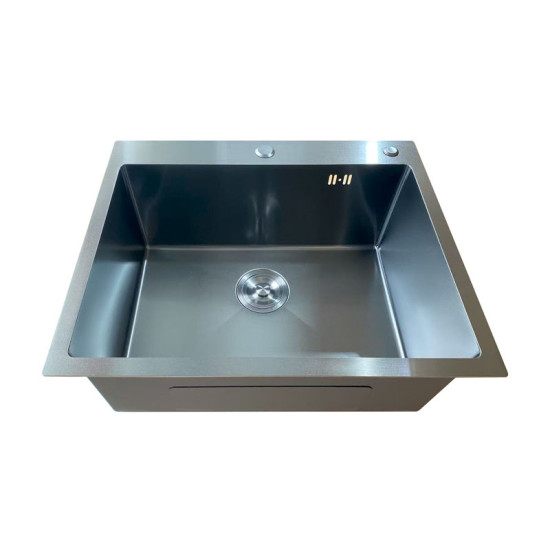 Кухонна мийка Mixxus MH6050 Micro Decor Black (3.0/0.8) (чорний) (MI8223)