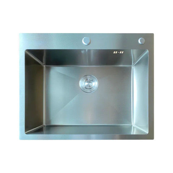 Кухонна мийка Mixxus MH6050 Micro Decor SS Color (3.0/0.8) (нержавіюча сталь) (MI8220)