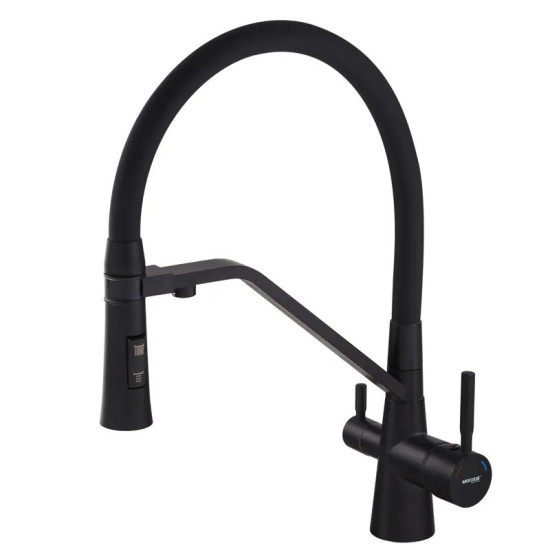 Кухонний змішувач Mixxus Premium Magnet 021 BLACK REFL.BLACK (MI6974)