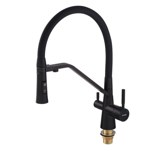 Кухонний змішувач Mixxus Premium Magnet 021 BLACK REFL.BLACK (MI6974)