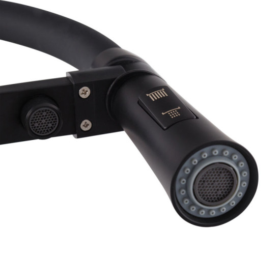 Кухонний змішувач Mixxus Premium Magnet 021 BLACK REFL.BLACK (MI6974)