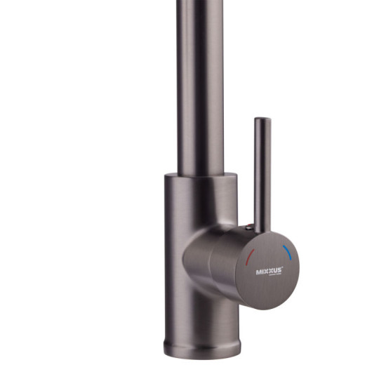 Кухонний змішувач Mixxus Premium SPRING 017 GRAPHITE (MI6952)
