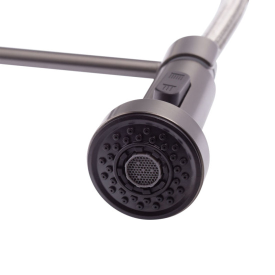 Кухонний змішувач Mixxus Premium SPRING 017 GRAPHITE (MI6952)