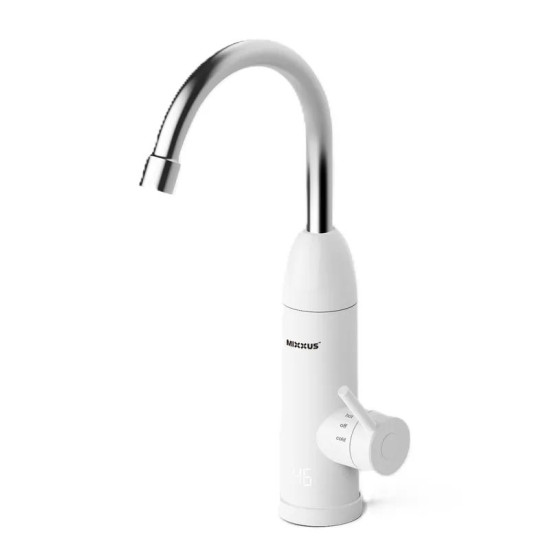Проточний водонагрівач Mixxus Electra 150-E 3,3 kW з індикатором температури на мийку (MI8170)