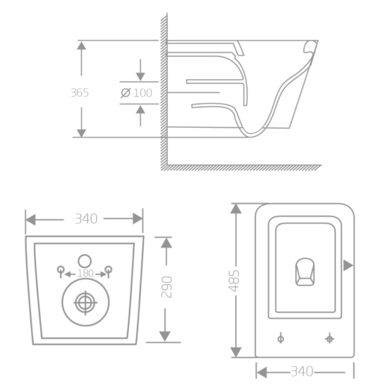 Унітаз підвісний Qtap Crow Ultra Quiet Matt Black, з сидінням Slim Duroplast/Soft-close/Quick Release QT05335171MB