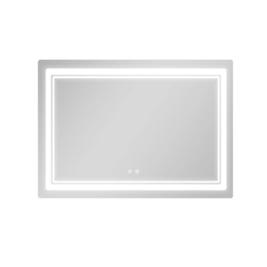 Дзеркало Qtap Cardinal (CA2) 1200х800 з LED-підсвічуванням Touch, з антизапот., З диммером, рег. темп. кольори (3000-6500K) QT0478C1208048454