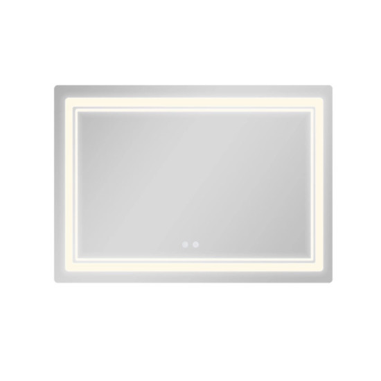 Дзеркало Qtap Cardinal (CA2) 1200х800 з LED-підсвічуванням Touch, з антизапот., З диммером, рег. темп. кольори (3000-6500K) QT0478C1208048454