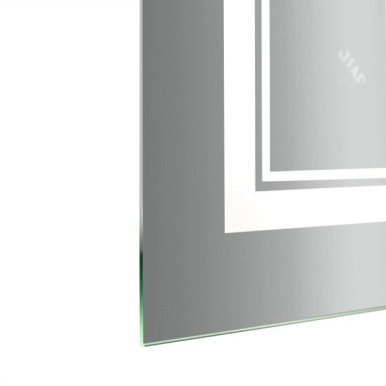 Дзеркало Qtap Cardinal (CA1) 800х600 з LED-підсвічуванням Touch, з антизапот., З диммером, рег. темп. кольори (3000-6500K) Reverse QT0478C8060