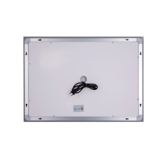 Дзеркало Qtap Cardinal (CA1) 800х600 з LED-підсвічуванням Touch, з антизапот., З диммером, рег. темп. кольори (3000-6500K) Reverse QT0478C8060