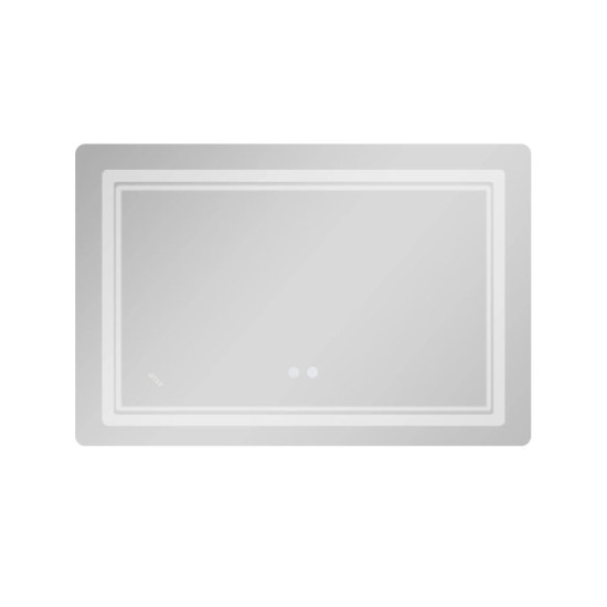 Дзеркало Qtap Cardinal (CA2) 800х600 з LED-підсвічуванням Touch, з антизапот., З диммером, рег. темп. кольори (3000-6500K) Reverse QT0478C806048457