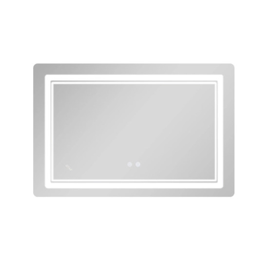 Дзеркало Qtap Cardinal (CA2) 800х600 з LED-підсвічуванням Touch, з антизапот., З диммером, рег. темп. кольори (3000-6500K) Reverse QT0478C806048457