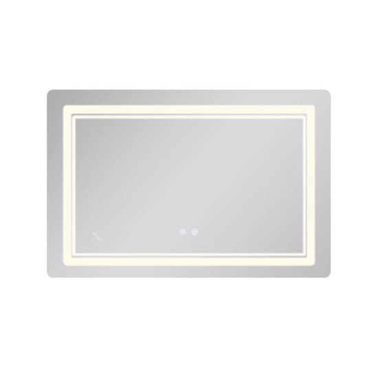 Дзеркало Qtap Cardinal (CA2) 800х600 з LED-підсвічуванням Touch, з антизапот., З диммером, рег. темп. кольори (3000-6500K) Reverse QT0478C806048457