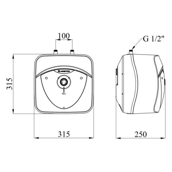 Водонагрівач Ariston Andris Lux 6 UR EU з мокрим ТЕНом 3626237