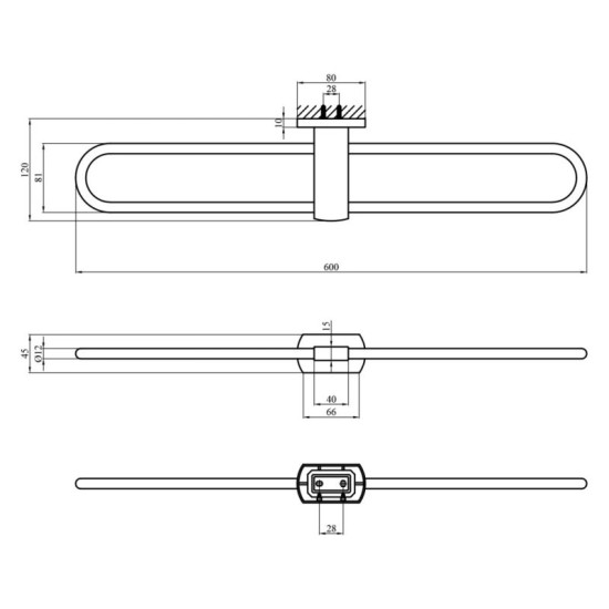 Тримач для рушників Kroner KRM Graz - GRP95609
