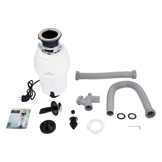 Измельчитель пищевых отходов Kroner KRP Kaiman WHI - 550W CV028299