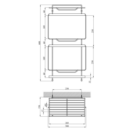Полиця Kroner KRM Rizze - ACC330-3