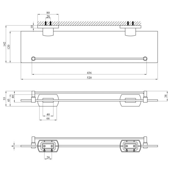 Полочка Kroner KRP Graz - C95611