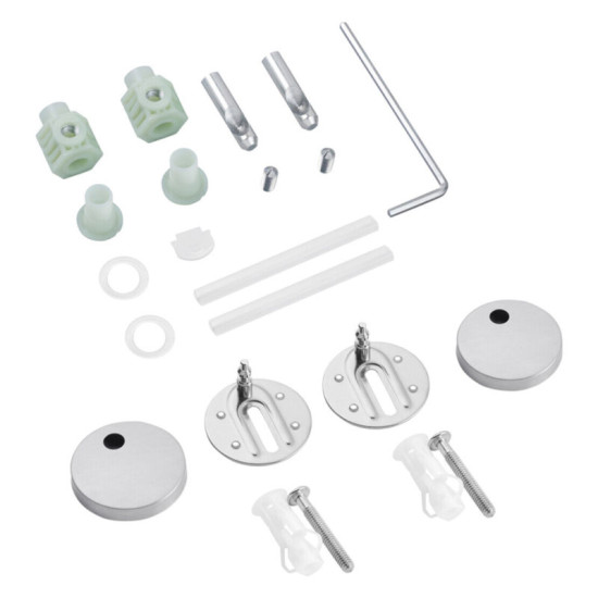 Інсталяція з унітазом Grohe Solido 2 в 1 38971000 + Grohe Even 389662430 + Kroner Armada WHI513636 RIMLESS