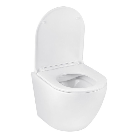 Інсталяція з унітазом Grohe Solido 2 в 1 38971000 + Grohe Even Black 38966KV0 +  Kroner Harz WHI483632 TORNADO