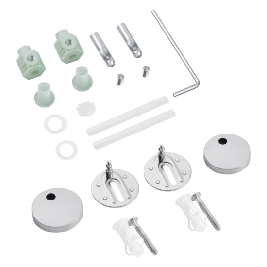 Інсталляция с унитазом Grohe Solido 2 в 1 38971000 + Grohe Even Black 38966KV0 + Kroner Harz WHI493736 RIMLESS