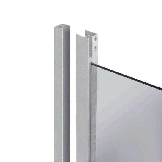 Душевая кабина Lidz Latwa SC90x90.SAT.LOW.DGR, стекло темное тонированное 4 мм