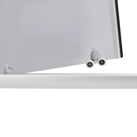 Душевая кабина Lidz Latwa SC90x90.SAT.LOW.DGR, стекло темное тонированное 4 мм