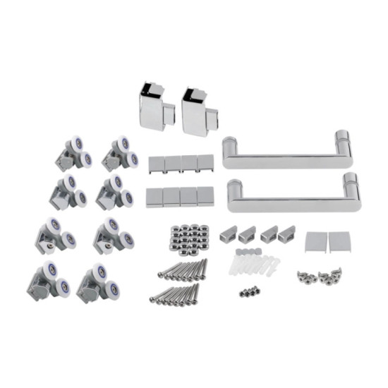 Душова кабіна Qtap Taurus CRM1011SC6 Clear 100х100 + Tern 301112