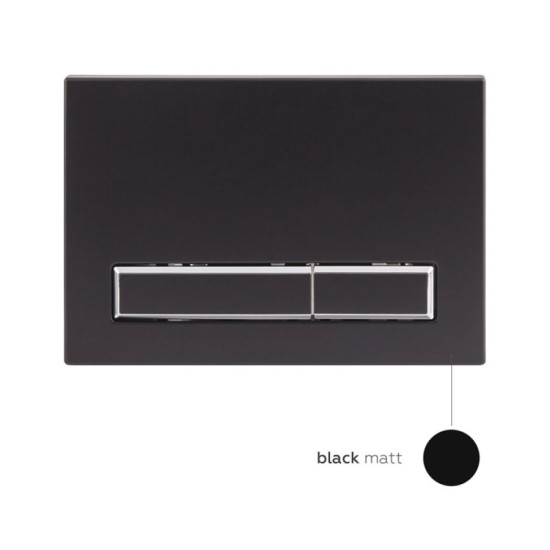 Инсталляция с унитазом Qtap Swan Rimless 520х360х320 + Nest 4 в 1 (линейная клавиша Black mat)