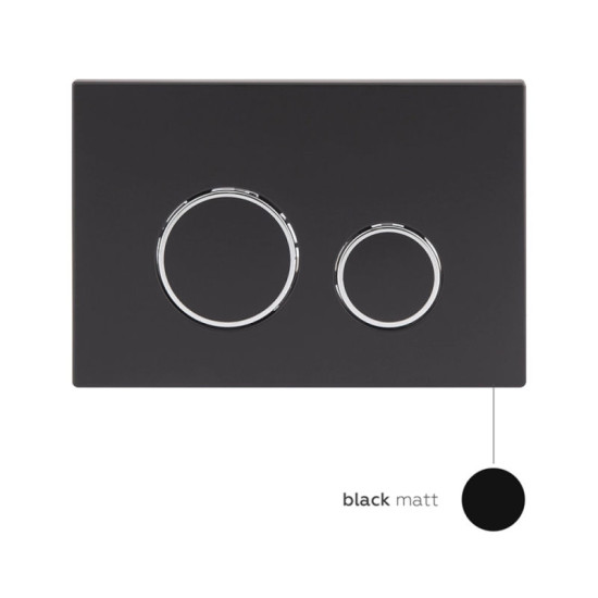 Инсталляция с унитазом Qtap Jay Rimless 520х360х320 + Nest 4 в 1 (круглая клавиша Black mat)