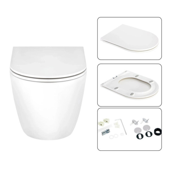 Инсталляция с унитазом Qtap Scorpio Ultra Quiet + Nest 4 в 1 (линейная клавиша Matt Black)