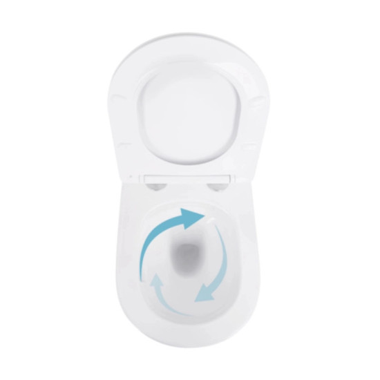 Инсталляция с унитазом Qtap Swan Ultra Quiet 520×360×320 + Nest 4 в 1 (линейная клавиша Matt Black)